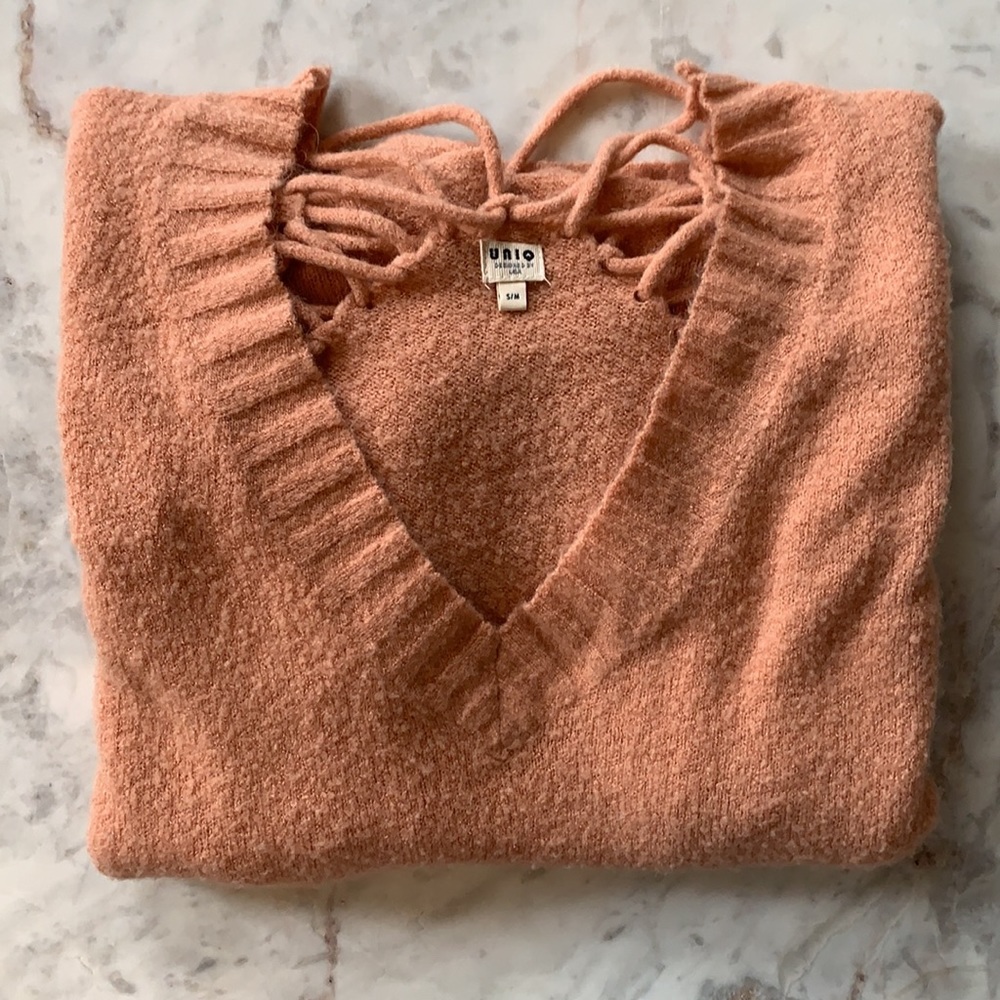 S/M Soft Coral Sweater